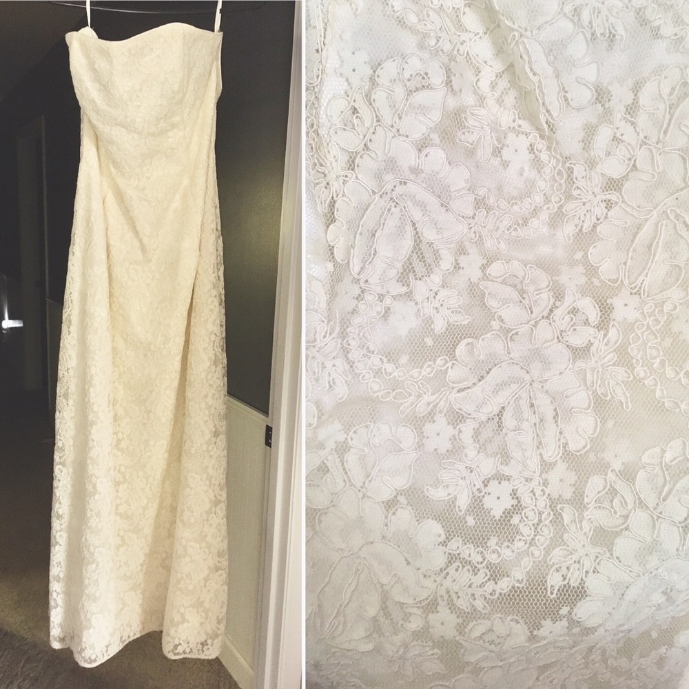 Jessica McClintock sz 14 lace wedding dress